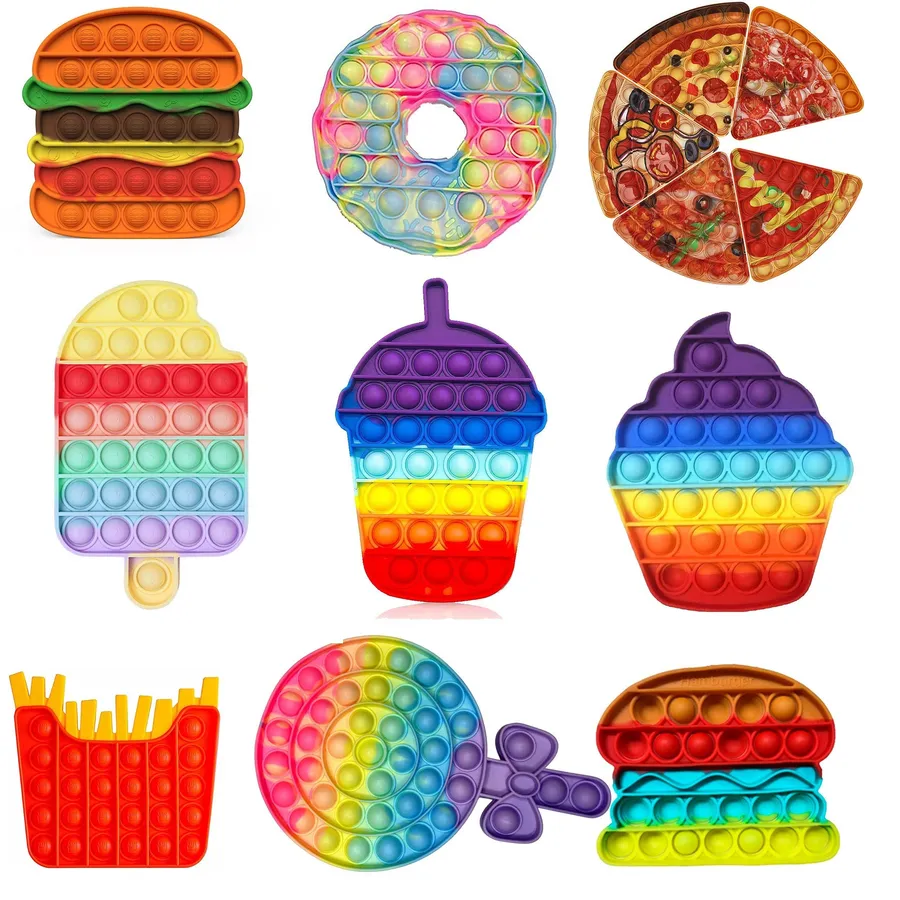 Fidget Sensory Toy Pop It - Kids Fast Food Shapes — wholesale Fidgets & Sensory by the case
