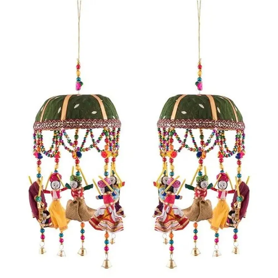 Kotputli Door Hanging Handcrafted Ethnic Keeraft Home Gifts — wholesale Toys & Games by the case