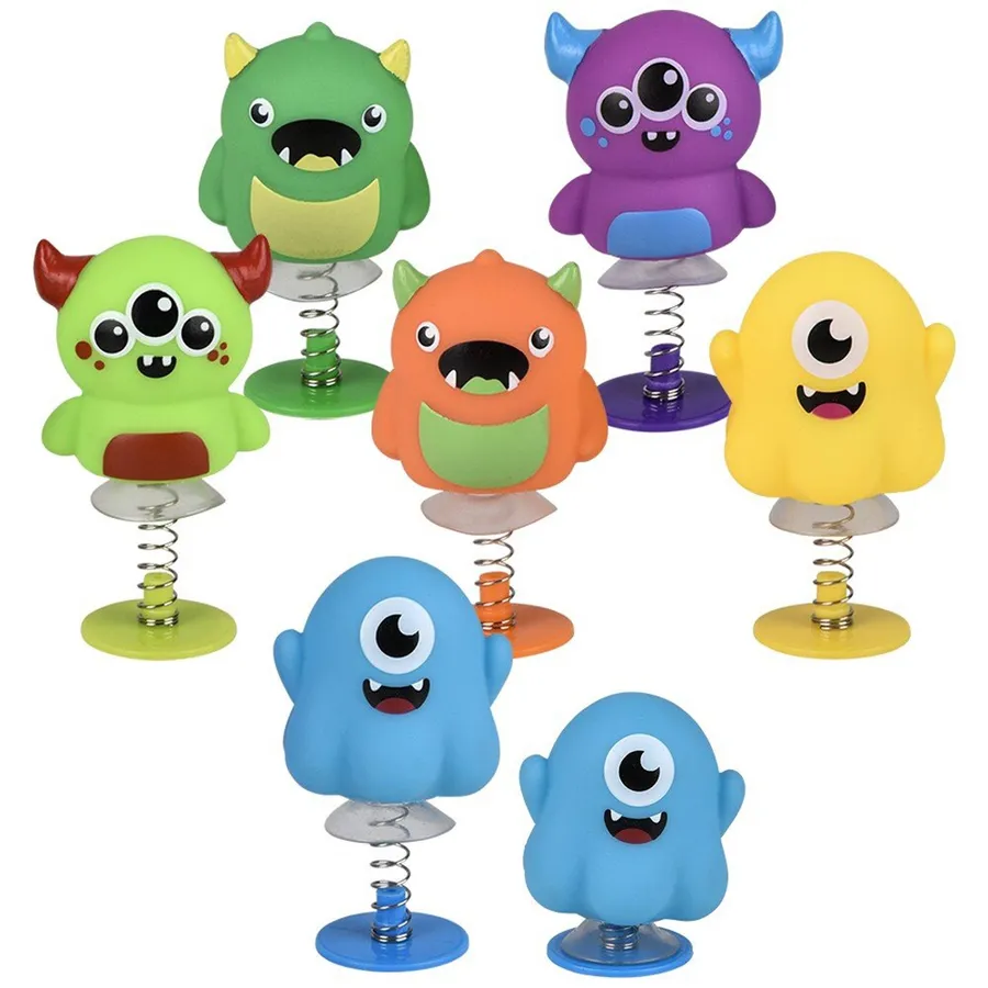 Christmas Monster Pop Ups Kids Toy- Assorted — wholesale Seasonal & Holiday by the case