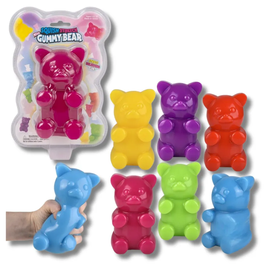 Squishy Gummy Bear Toy For Kids - Assorted — wholesale Plush & Squishies by the case