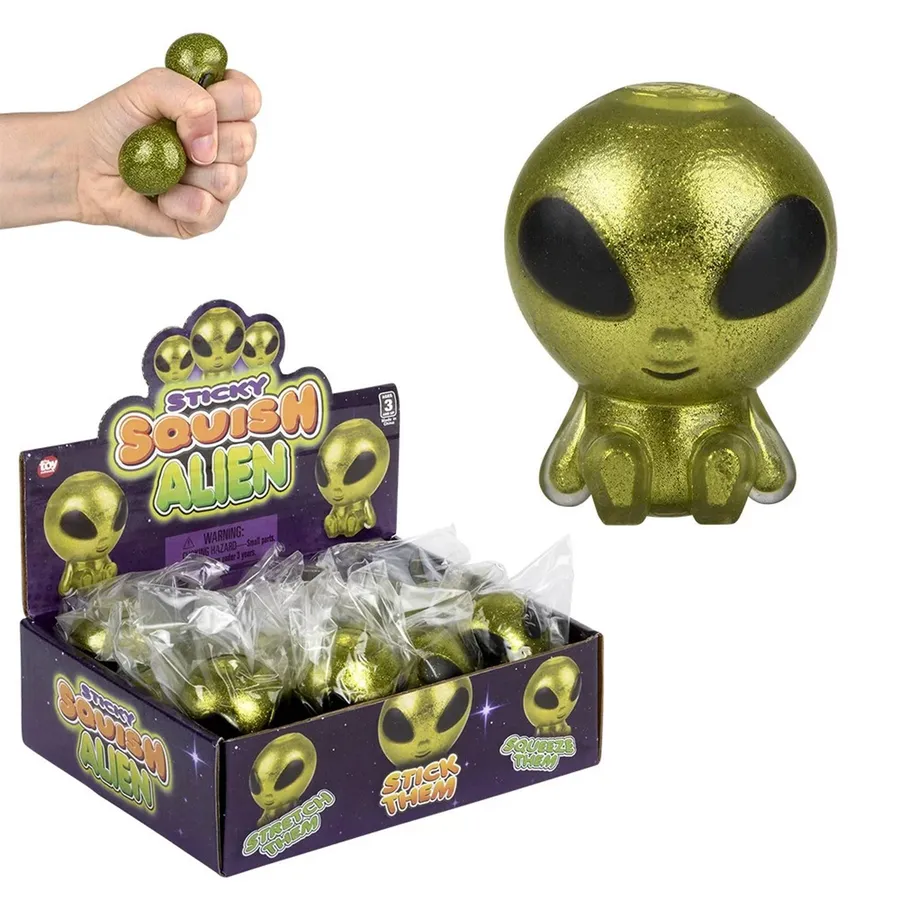 Squishy Stress Relief Alien Toy For Kids Adults — wholesale Fidgets & Sensory by the case