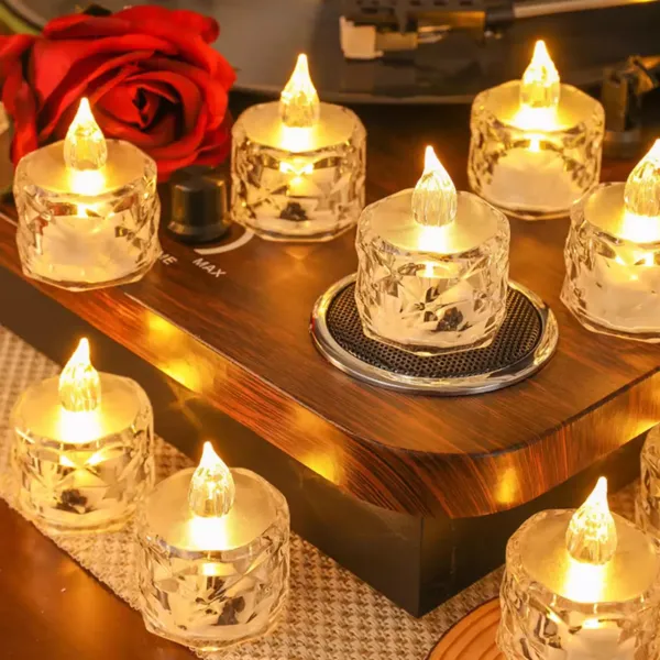 Flameless Crystal LED Candles — wholesale Home & Décor by the case