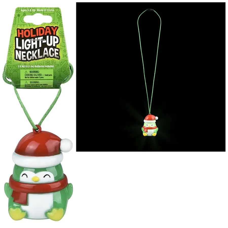 Light-Up Penguin Necklace In Bulk — wholesale Apparel & Accessories by the case