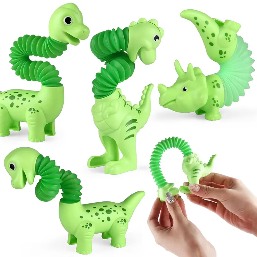 Pop Tube Dinosaur Bendable Kids Toys For — wholesale Toys & Games by the case