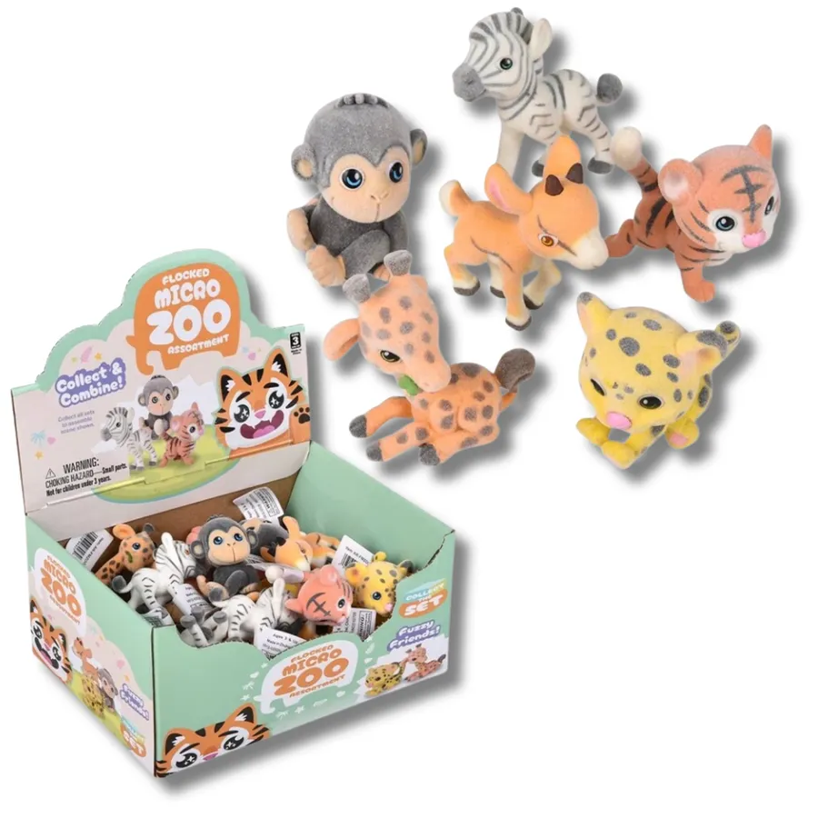 Squishy Toys Soft Touch Zoo Minis - Squeezable Sensory Toy Animal Figurines — wholesale Fidgets & Sensory by the case