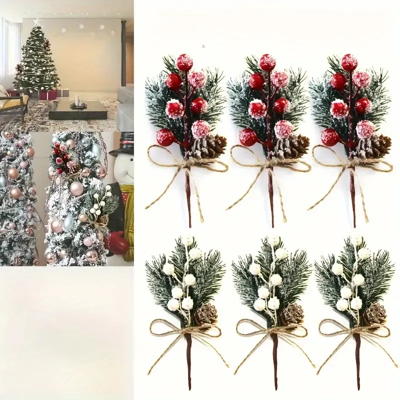 Christmas Pine & Berry Bouquet – 10PCS Set — wholesale Seasonal & Holiday by the case