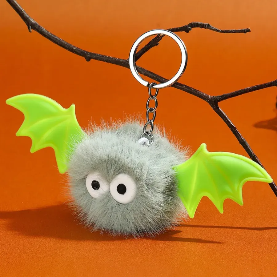 Cute Bat Devil Plush Keychain - Assorted In Bulk — wholesale Plush & Squishies by the case