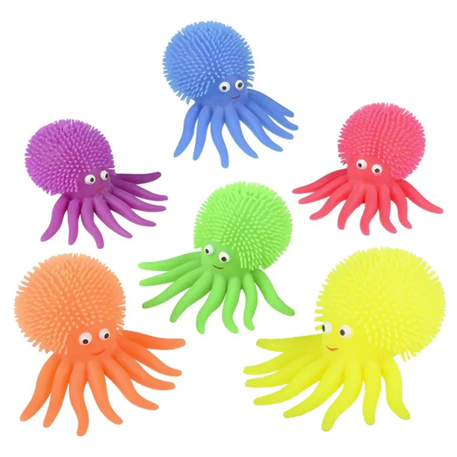 Squishy Puffer Octopus Kids Toys For — wholesale Plush & Squishies by the case