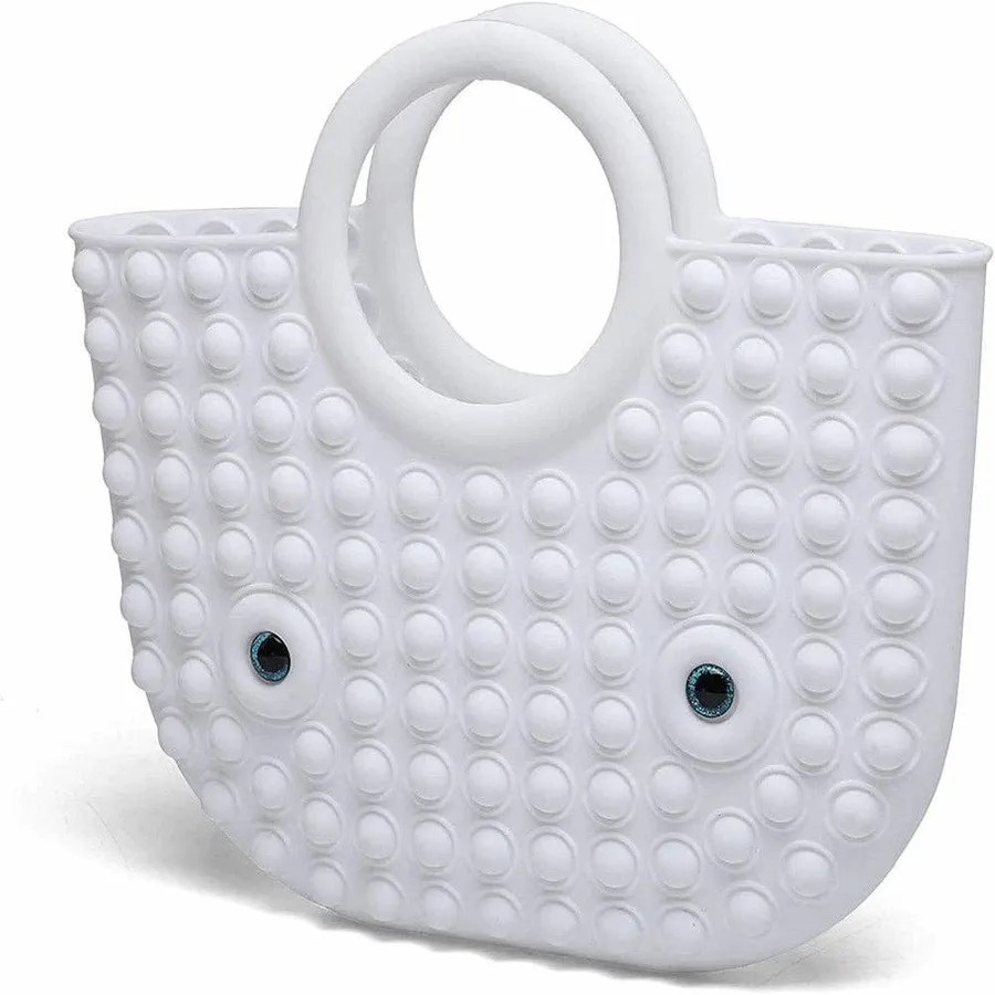 White Pop It Tote Bag — wholesale Fidgets & Sensory by the case