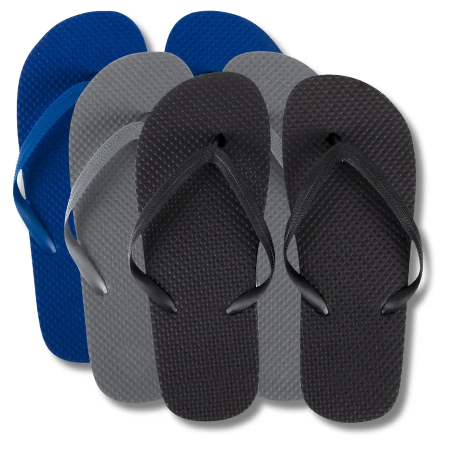 Comfortable Flip Flops For Men's - Assorted — wholesale More Wholesale Goods by the case
