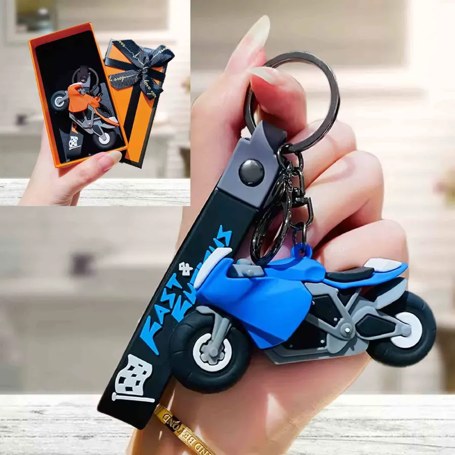 Mini Racing Car Motorcycle Keychains — wholesale Keychains & Charms by the case