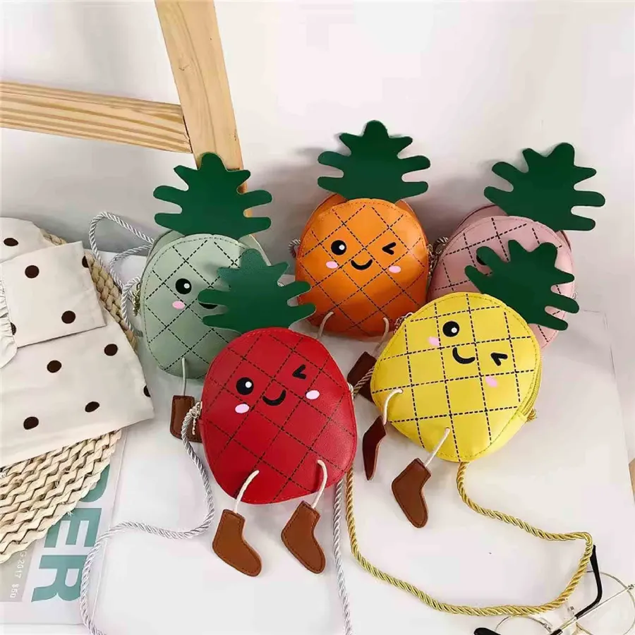 Pineapple Shoulder Backpack For Kids — wholesale Bags & Backpacks by the case