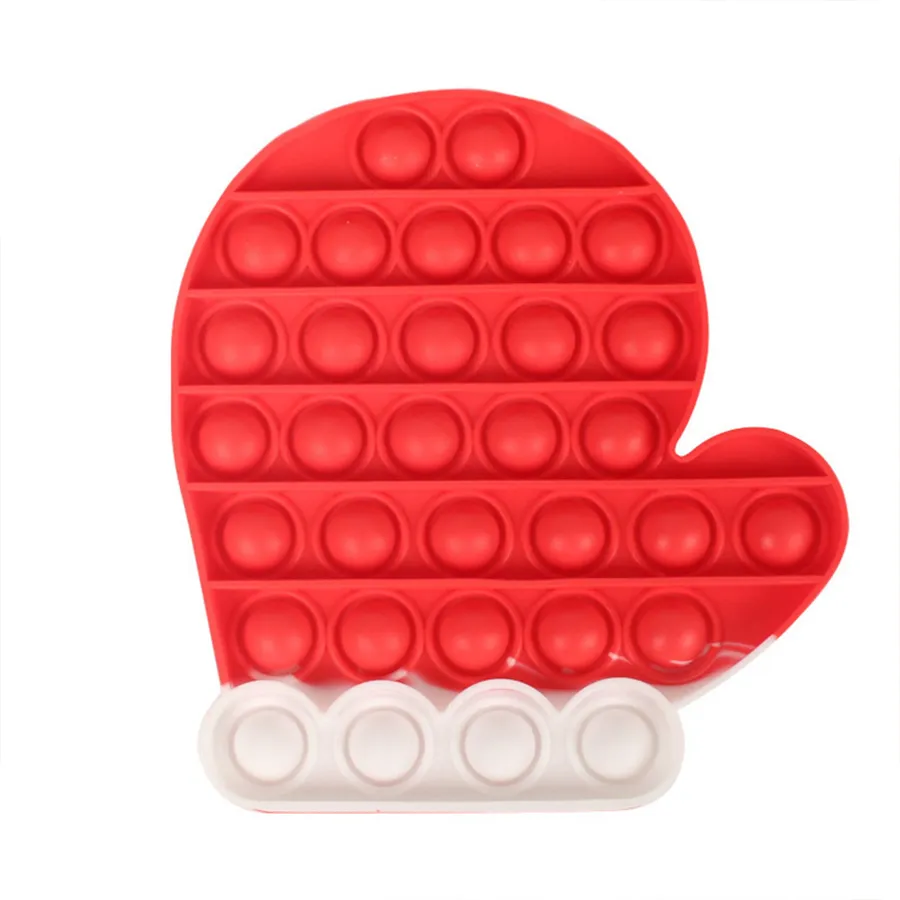 Santa Gloves Pop It Fidget Toys For Kids — wholesale Fidgets & Sensory by the case