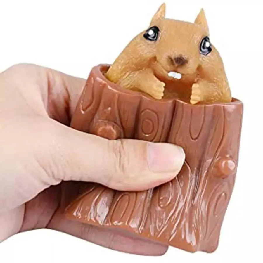 Kids Squirrel Pop Out Fidget Cup Toy — wholesale Fidgets & Sensory by the case