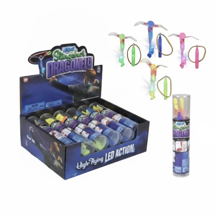 Light-Up Slingshot Dragonfly Flying Toy - Fun Novelty Kids Toys for Party Favors and Prizes — wholesale Party & Gifts by the case