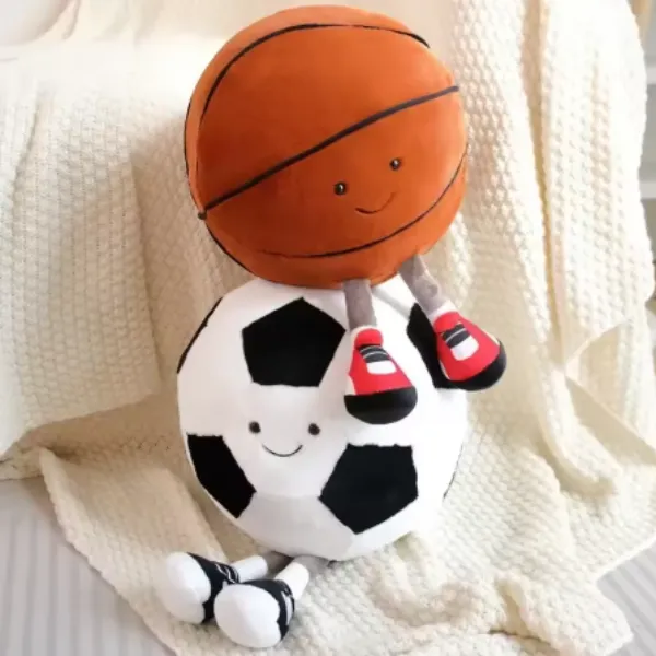Plush Sports Ball Toy – Pet Pillow & Interactive Fun — wholesale Plush & Squishies by the case