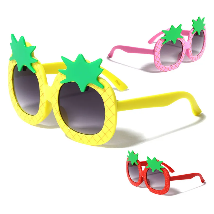 Pineapple Frame Sunglasses For Kids - Assorted — wholesale Apparel & Accessories by the case