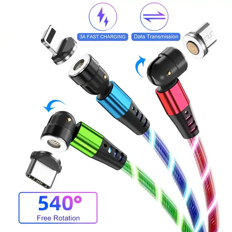 Magnetic Charging Cable Compatible for Micro USB In Bulk — wholesale Tech & Gadgets by the case