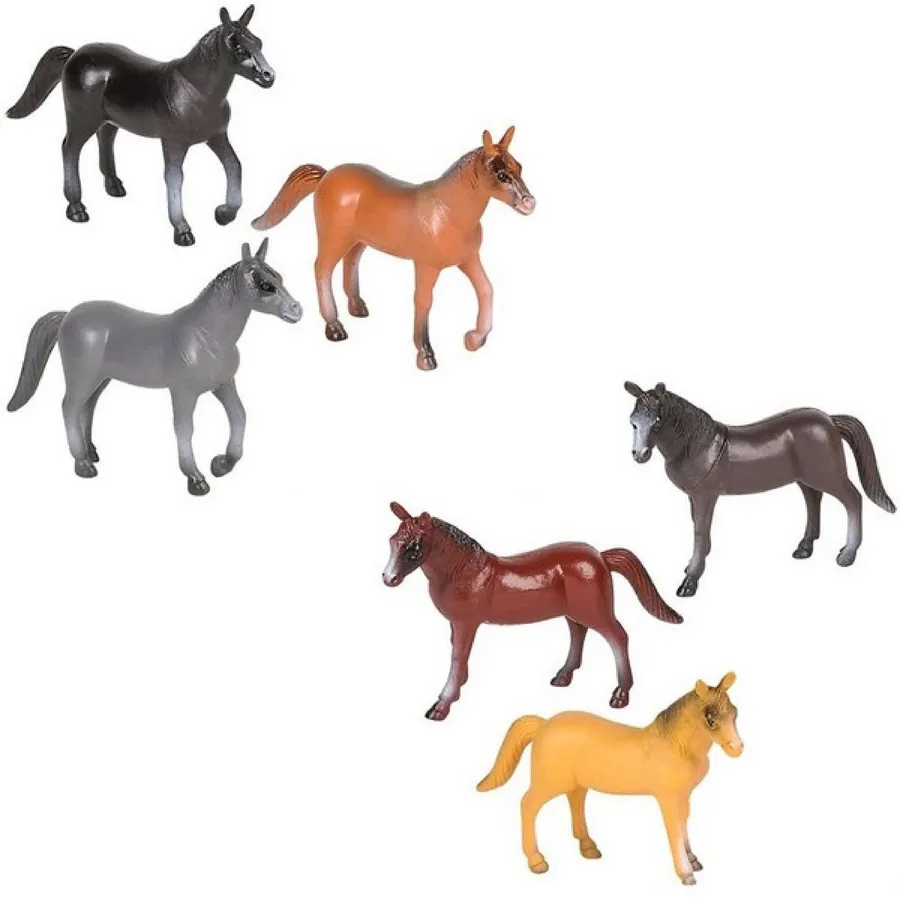 Plastic Horses Kids Toy - Assorted — wholesale Toys & Games by the case