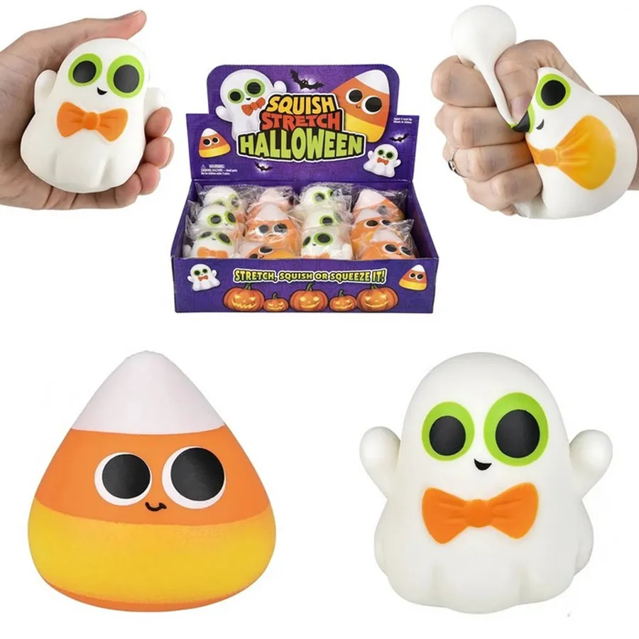 Ghost Squishy & Stretchy Fidget Kids Toy- Assorted — wholesale Fidgets & Sensory by the case