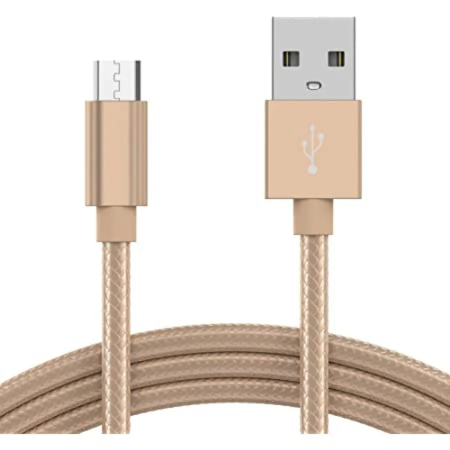 Micro USB Braided Cloth Charger Cord- 6 Foot — wholesale Tech & Gadgets by the case