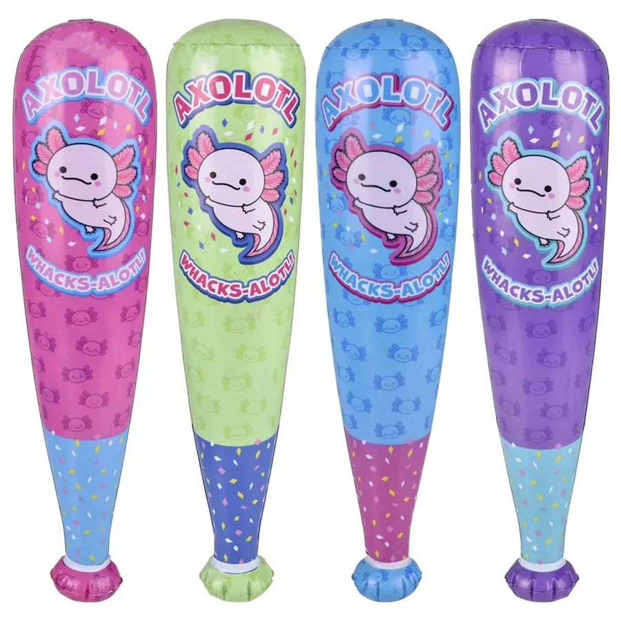 Inflatable Mini Baseball Bat For Kids - Assorted — wholesale Toys & Games by the case