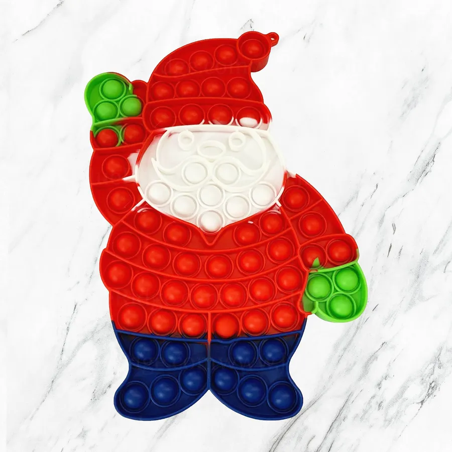 Kids Santa Claus Pop It Toy — wholesale Fidgets & Sensory by the case