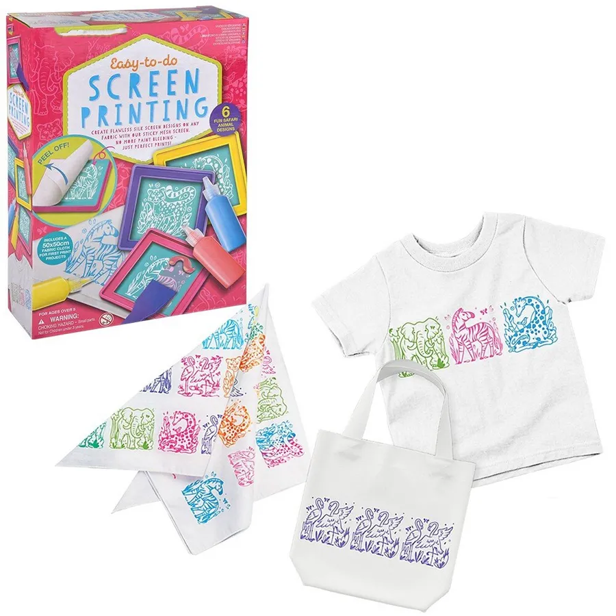 Screen Printing Creativity Kit Kids Toys — wholesale Toys & Games by the case