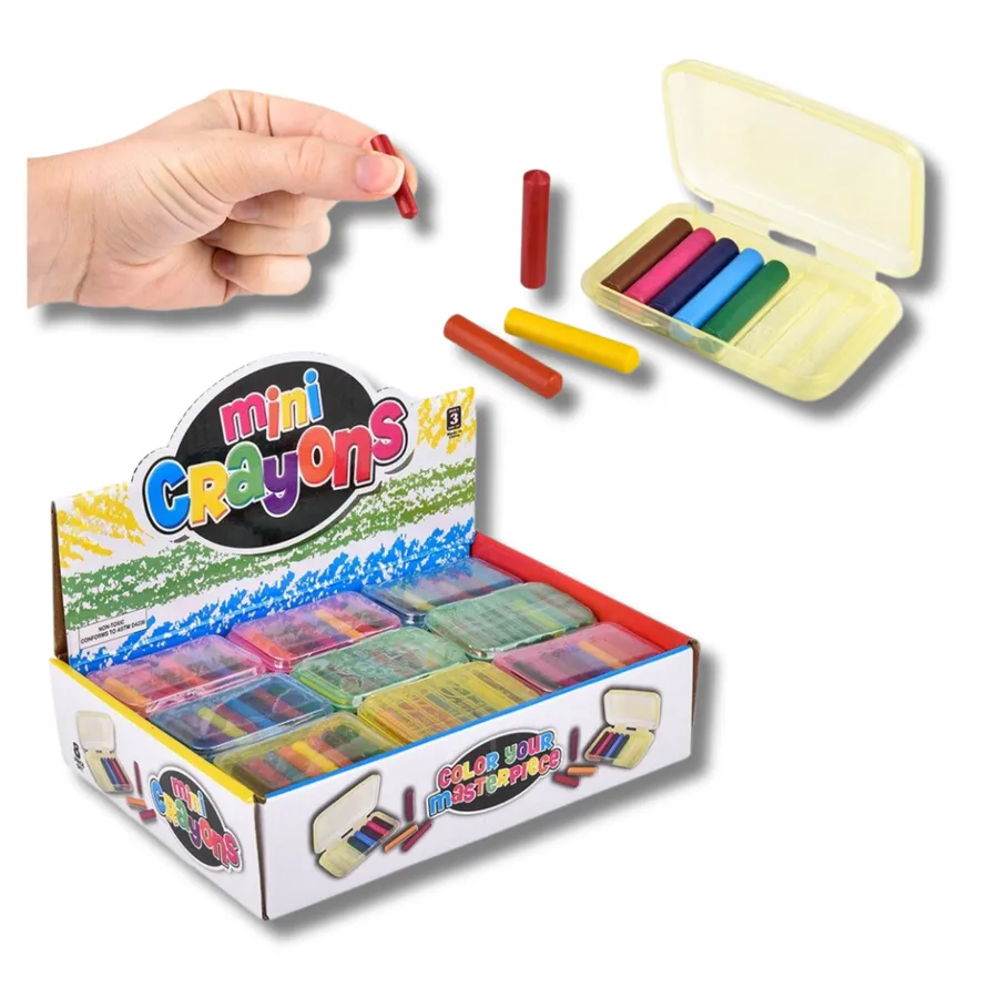 Colorful Mini Crayons Set For Back To School Kids — wholesale More Wholesale Goods by the case