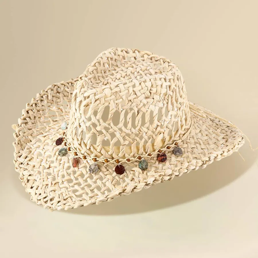Western Stone Breathable Woven Cowboy Hat - Assorted — wholesale Apparel & Accessories by the case