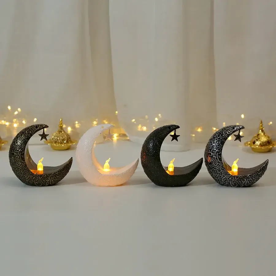 Ramadan Star Moon LED Lamp – Eid Decor Light — wholesale Home & Décor by the case