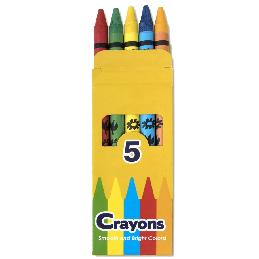 Wholesale Crayons - 5 Pack — wholesale Bags & Backpacks by the case