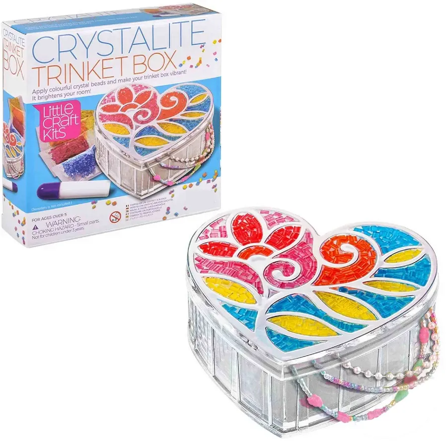 Craft Crystalite Trinket Box for Kids Home Décor — wholesale Toys & Games by the case