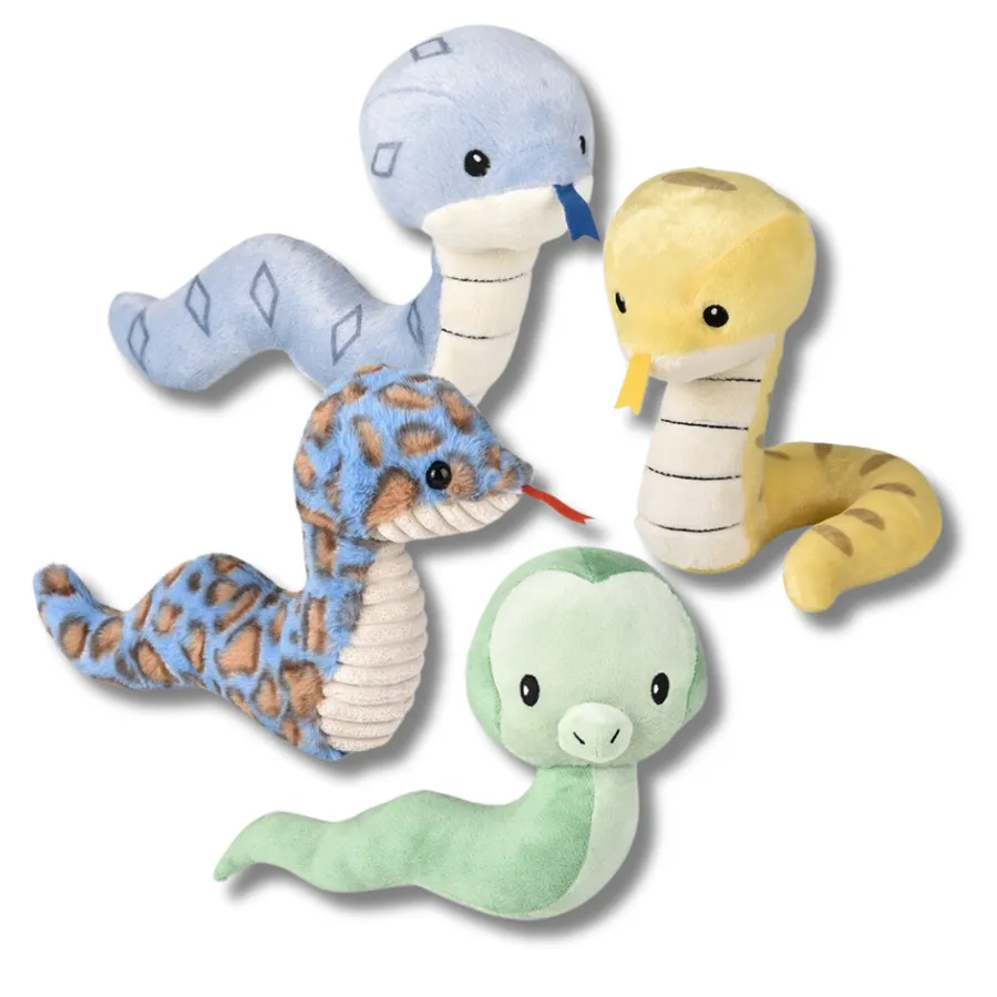 Soft plush Stuffed Cute Baby Snake Kids Toy - Assorted — wholesale Plush & Squishies by the case