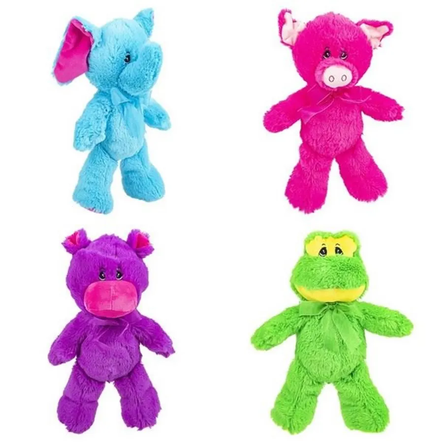 Neon Stuffed Animal 8"inch In Bulk — wholesale Plush & Squishies by the case