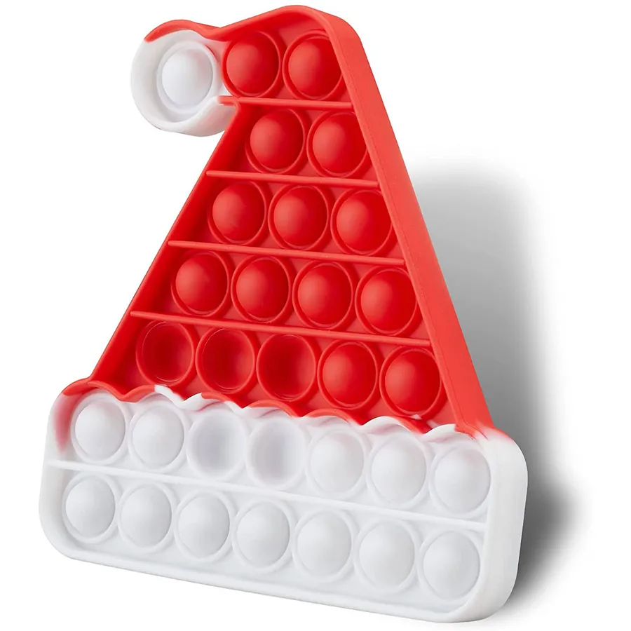 Red Santa Hat Pop It Fidget Kids Toys — wholesale Fidgets & Sensory by the case