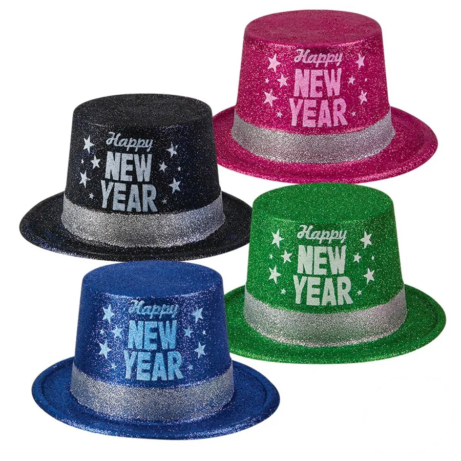 Attractive Glitter Top Hat For Kids - Assorted — wholesale Apparel & Accessories by the case