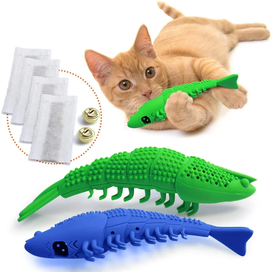 Interactive Cat Toothbrush | Feline Oral Hygiene — wholesale Pet by the case
