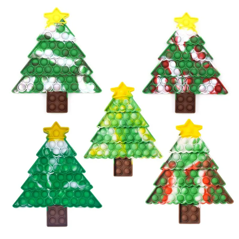 Holiday Winter Tree Pop It Fidget Kids Toys — wholesale Fidgets & Sensory by the case
