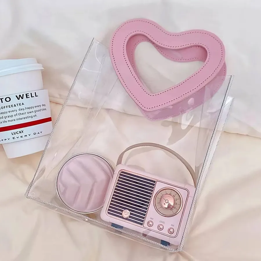 Transparent Waterproof Gift Bags For Valentine - Assorted — wholesale Seasonal & Holiday by the case