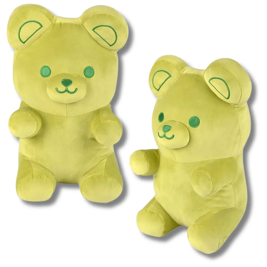 Green Yummy Bear Soft Pillow — wholesale Home & Décor by the case