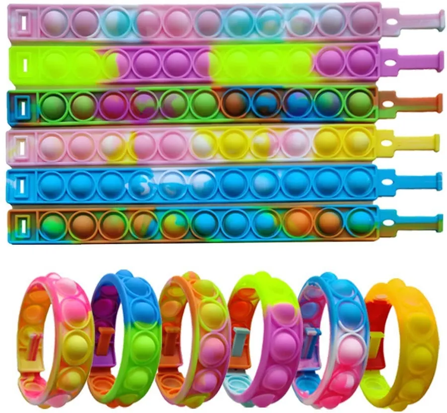 Pop It Band, Kids Bracelet Fidget Toys In Bulk — wholesale Fidgets & Sensory by the case