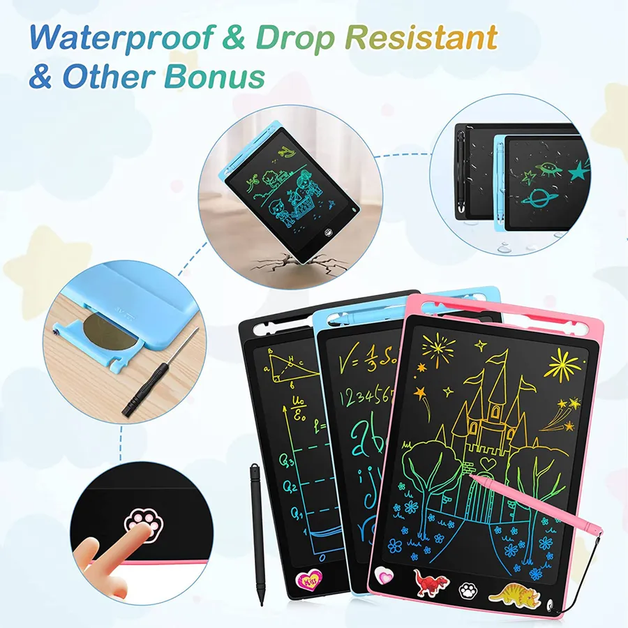Writable LCD Writing Tablet Pad- Assorted — wholesale Tech & Gadgets by the case