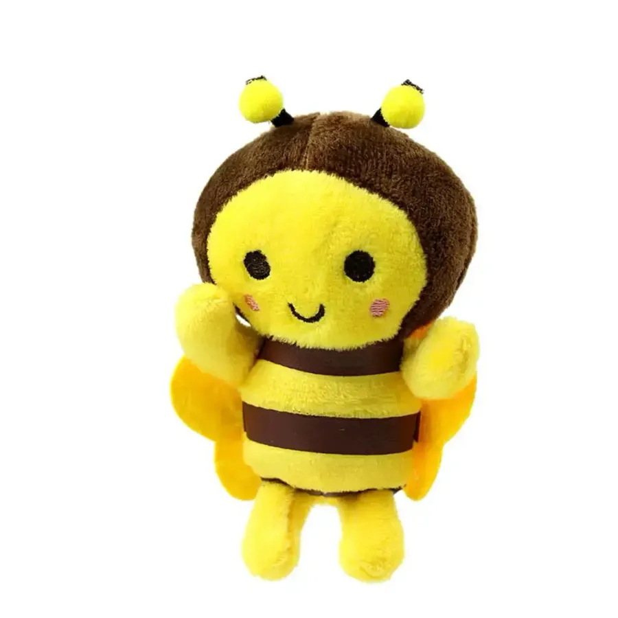12cm Bee Plush Toy – Cute Mini Doll Bag Pendant — wholesale Plush & Squishies by the case