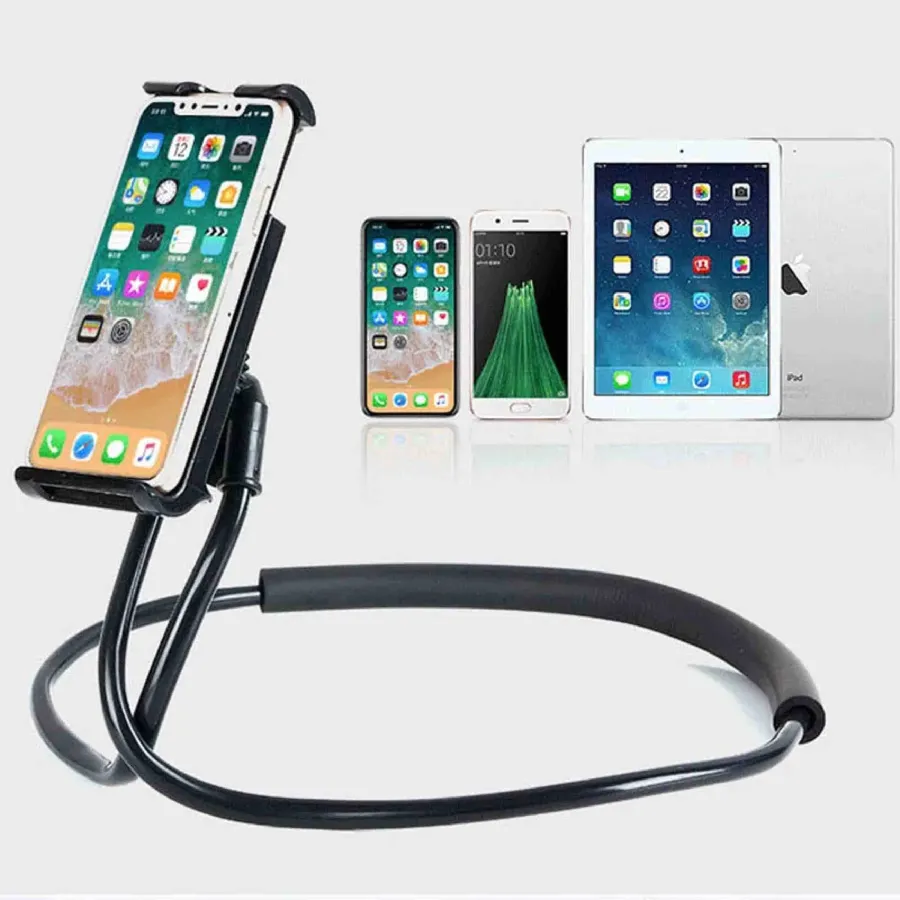 Wearable Phone Holder — Flexible Neck Mount | 360° Rotation | Hands-Free Use — wholesale Tech & Gadgets by the case