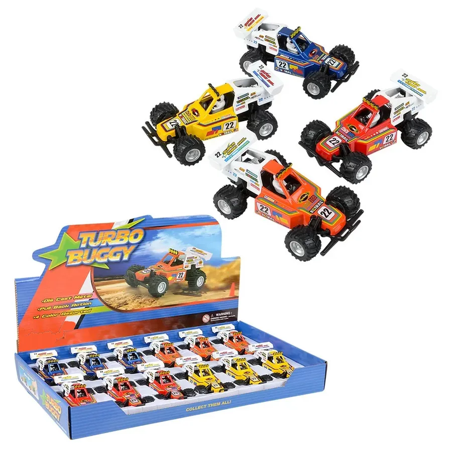Die-Cast Pull Back Turbo Car Kids Toy- In Bulk — wholesale Toys & Games by the case