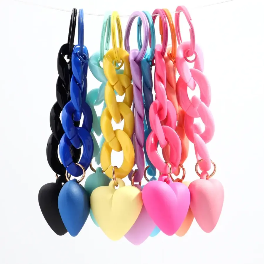 Heart Link Key Ring – Stylish Women’s Bag Assortments — wholesale Bags & Backpacks by the case