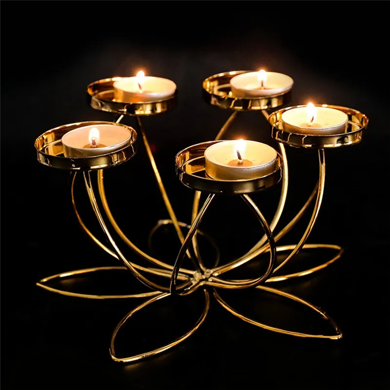 A23E Metal Candlestick Holder – Modern Romantic Décor — wholesale Home & Décor by the case
