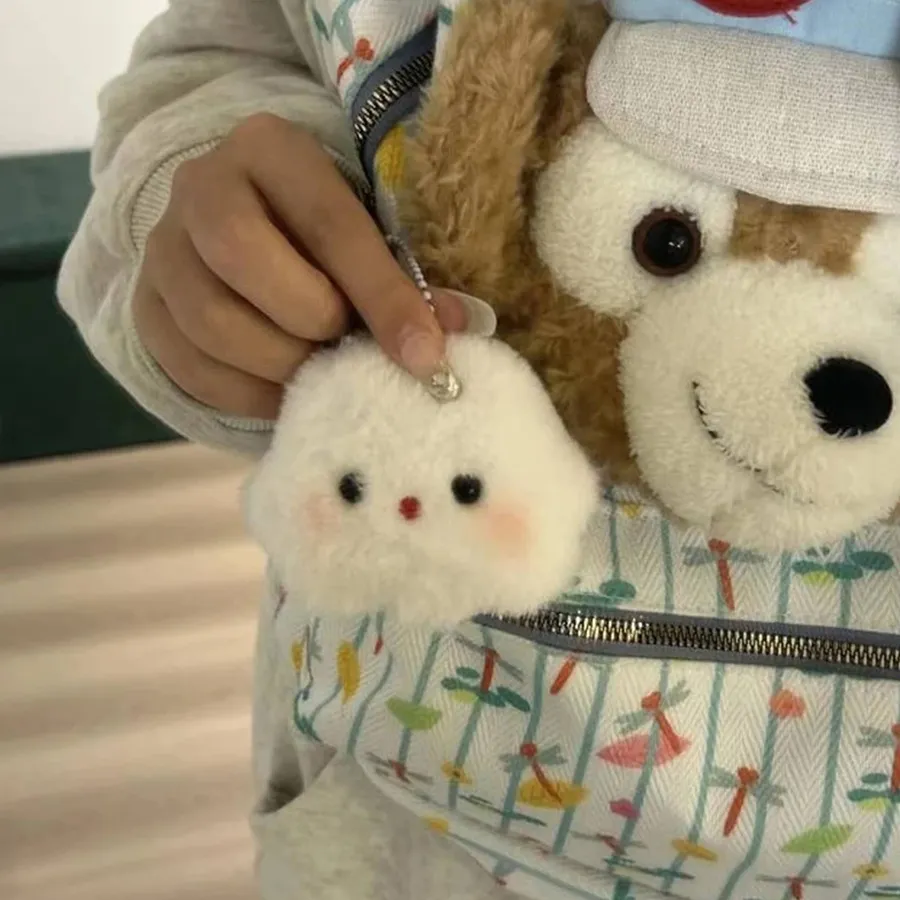 Little Ghost Pendant Stuffed Keychain In Bulk — wholesale Plush & Squishies by the case