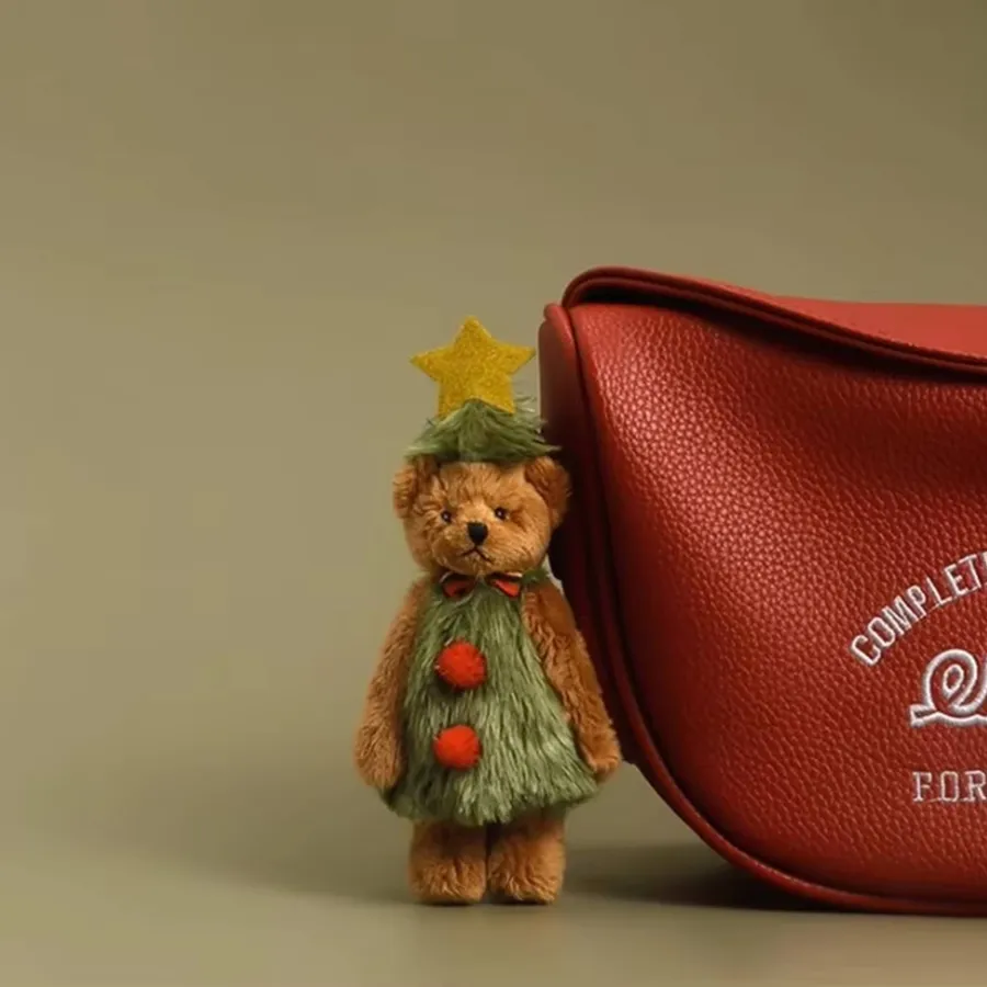Christmas Plush Bear Toy Keycha — wholesale Plush & Squishies by the case